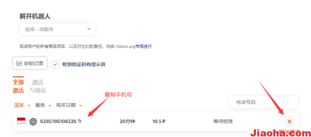 图片[8]-国外付费接sms验证码平台 使用教程-教哈网